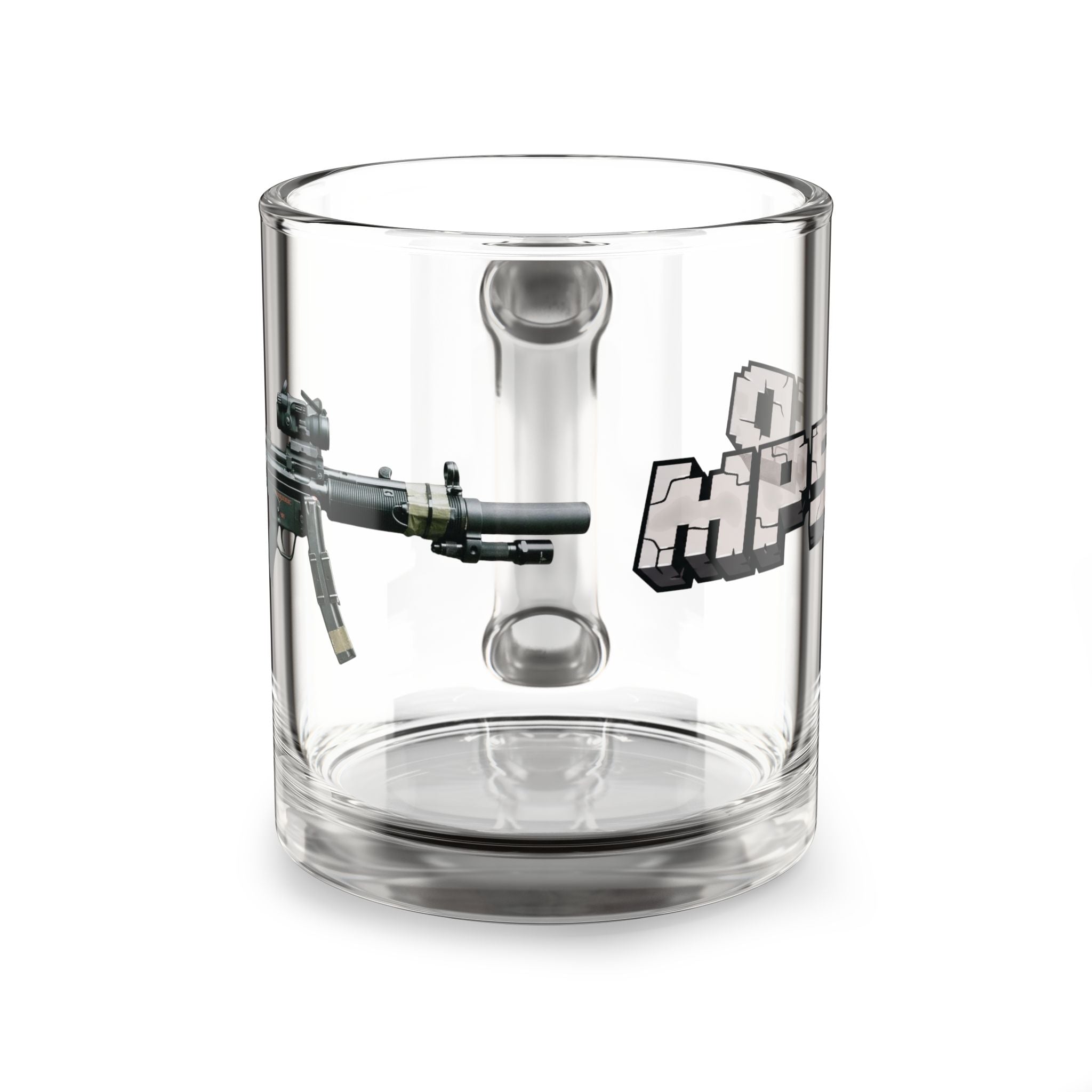 MP5 Glass Mug, 10oz